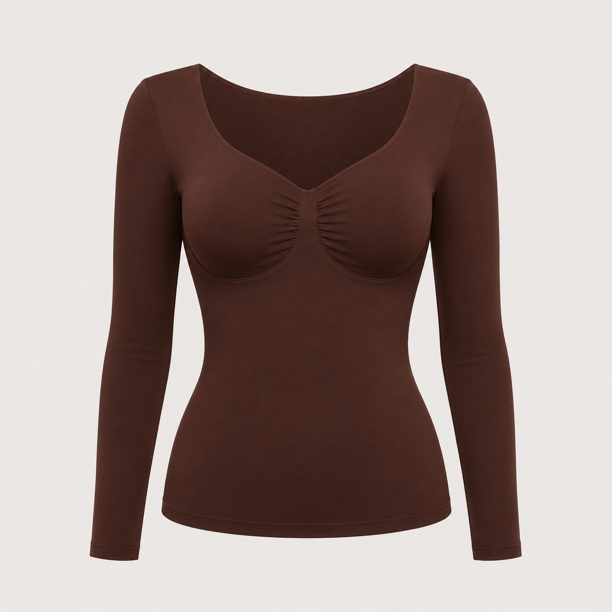 Seamless Diamond-patterned Shapewear Top For Neck